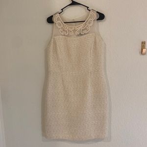 Brooks Brothers Vintage Ivory Tweed Dress